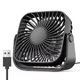 Вентилятор TOPK K52 USB, 8.5cm, 3 скорости, USB 5V 1m, 5W, 360град. black - изображение 1