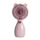 Портативний ручний вентилятор Handy Mini Fan JX-998 на акумуляторі з ручкою міні вітродуйка 2,5Вт Pink - зображення 1