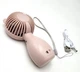 Портативний ручний вентилятор Handy Mini Fan JX-998 на акумуляторі з ручкою міні вітродуйка 2,5Вт Pink - зображення 3