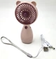 Портативний ручний вентилятор Handy Mini Fan JX-998 на акумуляторі з ручкою міні вітродуйка 2,5Вт Pink - зображення 4