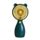 Портативний ручний вентилятор Handy Mini Fan JX-998 на акумуляторі з ручкою міні ветродуйка 2,5Вт Зелений - зображення 1