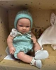 Вінілова Лялька Новонароджене Немовля Анатомічний Хлопчик Пупс у Коробці Nines d`Onil 37 см 3642 - зображення 4