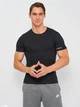 Футболка Kappa T-shirt Mezza Manica Girocollo чорний Чол L K1306 Nero L - зображення 1