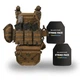 Бронежилет 6 класса ДСТУ Warmor Gen.3 Pro Max Койот с полным комплектом подсумков - изображение 1