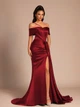 Платье вечернее длинное женское SHEIN GD-00203563 L Бордовое (DN3012300108139) - изображение 6