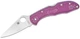 Ніж Spyderco Delica 4 Flat Ground Purple FRN - C11FPPR - зображення 1
