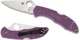 Ніж Spyderco Delica 4 Flat Ground Purple FRN - C11FPPR - зображення 5