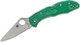 Ніж Spyderco Delica 4 Flat Ground Green FRN - C11FPGR - зображення 1