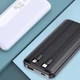 Портативна батарея Павербанк WUW Y139 10000 mAh 22.5W з вбудованим кабелем Type-C+Lightning і швидкою зарядкою Power Bank Black - зображення 5