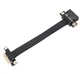 Райзер гибкий REV 3.0 шлейф PCI-E 3.0 1x -> 1x 180 на 180 градусов 30 см (683677195-11) Черный - изображение 4