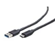 Кабель Cablexpert USB - USB Type-C V3.0 (M/M), 0.5 м, преміум, чорний (CCP-USB3-AMCM-0.5M) - зображення 1
