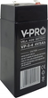 Акумуляторна батарея Volt Polska AGM VPRO 4V 5 Ah (6AKUAGM004) - зображення 1