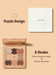 Палетка тіней SHEGLAM Jazy Jigsaw Eyeshadow Palette у відтінку Love N' Taupe - зображення 5