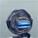 Настольный вентилятор VHG F03 с LED-подсветкой, аккумулятор 10000 мАч, 5 скоростей, вращение на 720°, USB - изображение 10