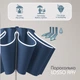 Зонт c фонариком автоматический LOSSO Ray, 105 см, синий - изображение 4