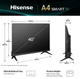 Телевізор Hisense 40" 40A4Q - зображення 3