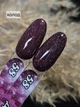 Світловідбивний гель лак термо Disco 58 SVNails гель лаки з блискітками 8 мл бордо - зображення 3
