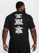 Спортивна футболка довга чоловіча Nike M Nk Df Tee Verbiage HJ3613-010 S Чорна (197859571307) - зображення 6