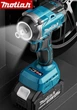 Безщеточный аккумуляторный ударный гайковерт Mutian 21V, 580 Нм, 1/2", LED-подсветка, с 1 аккумулятором на 3А и зарядным устройством - изображение 2