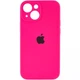 Чохол Silicone Premium case з захистом камери для iPhone 14 Full Camera Protective hot pink 9778 - изображение 1