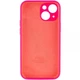 Чохол Silicone Premium case з захистом камери для iPhone 14 Full Camera Protective hot pink 9778 - изображение 3