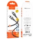 Кабель для зарядки і передачі даних HOCO X109 Energy silicone charging data cable USB Type-C - Lightning 3м Чорний - зображення 5
