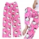 Пижамные штаны Hello kitty широкие трендовые плюшевые розовые - изображение 2