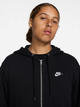 Bluza męska rozpinana streetwear z kapturem Nike M Nk Club Ft Fz Hoodie FN3884-010 XL Czarna (197593367105) - obraz 4