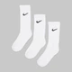 Набір жіночих шкарпеток 3 пари Nike U Nk V Cush Crew 3P Value 108 SX4508-001 34-38 (S) Чорний (685068091308) - зображення 1