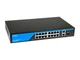 PoE комутатор (switch) 16 портів SEVEN P-73216G-SFP - изображение 1