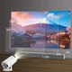 Домашний портативний проектор 4K Android11 Dual Wifi6 1080P 1280*720P HD HY300 (білий) - зображення 3
