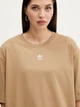 Футболка хлопковая оверсайз длинная женская Adidas Originals Essentials Boyfriend JW5081 S Бежевая (4068807545854) - изображение 9