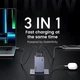 Зарядное устройство Ugreen Nexode Pro X757 3xUSB 100W GaN (2xType-C+USB-A) Gray (UGR-25874) - изображение 4