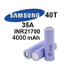 Акумулятор Samsung 21700 Li-ion 35А 4000мАч (INR21700- 40T) - зображення 1