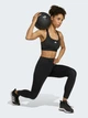 Спортивные леггинсы для фитнеса высокие женские Adidas Optime Essentials JY4815 XL Черные (4068808072113) - изображение 3
