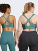 Спортивный топ для фитнеса женский Adidas Tlrd Impact Training JX8844 XS-AB Бирюзовый (4068809504804) - изображение 6