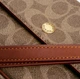 Жіноча сумка Coach Brook Flap Chain Bag CAN91 коричнева - зображення 3