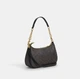 Жіноча сумка Coach Teri Shoulder Bag In Signature Canvas CV933 чорно-коричнева - зображення 2