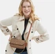 Жіноча сумка Coach Brook Flap Chain Bag CAN91 коричнева - зображення 8