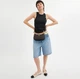 Жіноча сумка Coach Teri Shoulder Bag In Signature Canvas CV933 чорно-коричнева - зображення 4