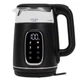 Електрочайник Adler AD 1305 black silver 1,7 л (пластик/скло, дисплей, регулятор температури) - зображення 1