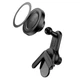 Тримач для телефону на монітор автомобіля HOCO Show ring magnetic Car holder (4.5" - 7"). Black - зображення 5