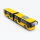 Автобус гармошка City Service жовтий 44 см WY913A/1 — інерційна іграшка з музикою та світлом - зображення 1