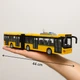 Автобус гармошка City Service жовтий 44 см WY913A/1 — інерційна іграшка з музикою та світлом - зображення 5