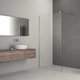 Стінка скляна для душу із тримачем 200x160см RADAWAY Modo New II скло прозоре 8мм 389164-01-01 - зображення 3