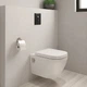 Кнопка зливу для інсталяції GROHE QuickFix Start 38964KV0 пластик пневматична подвійна глянцева чорна CV031757 - зображення 2