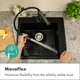 Cмеситель для кухни однорычажный с гибким изливом HANSGROHE Talis Select M54 черный латунь 72861340 - изображение 7