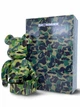 Статуетка Bearbrick x Bape x ABC Camo Green 400% 28 см Medicom Toy Камуфляжний - зображення 7
