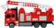 Wóz strażacki zdalnie sterowany Lean Toys Czerwony (7222) (5904665996546) - obraz 4