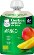 Пюре фруктове Gerber Organic Манго для дітей із 6 місяців 80 г (8445290167132) - зображення 1